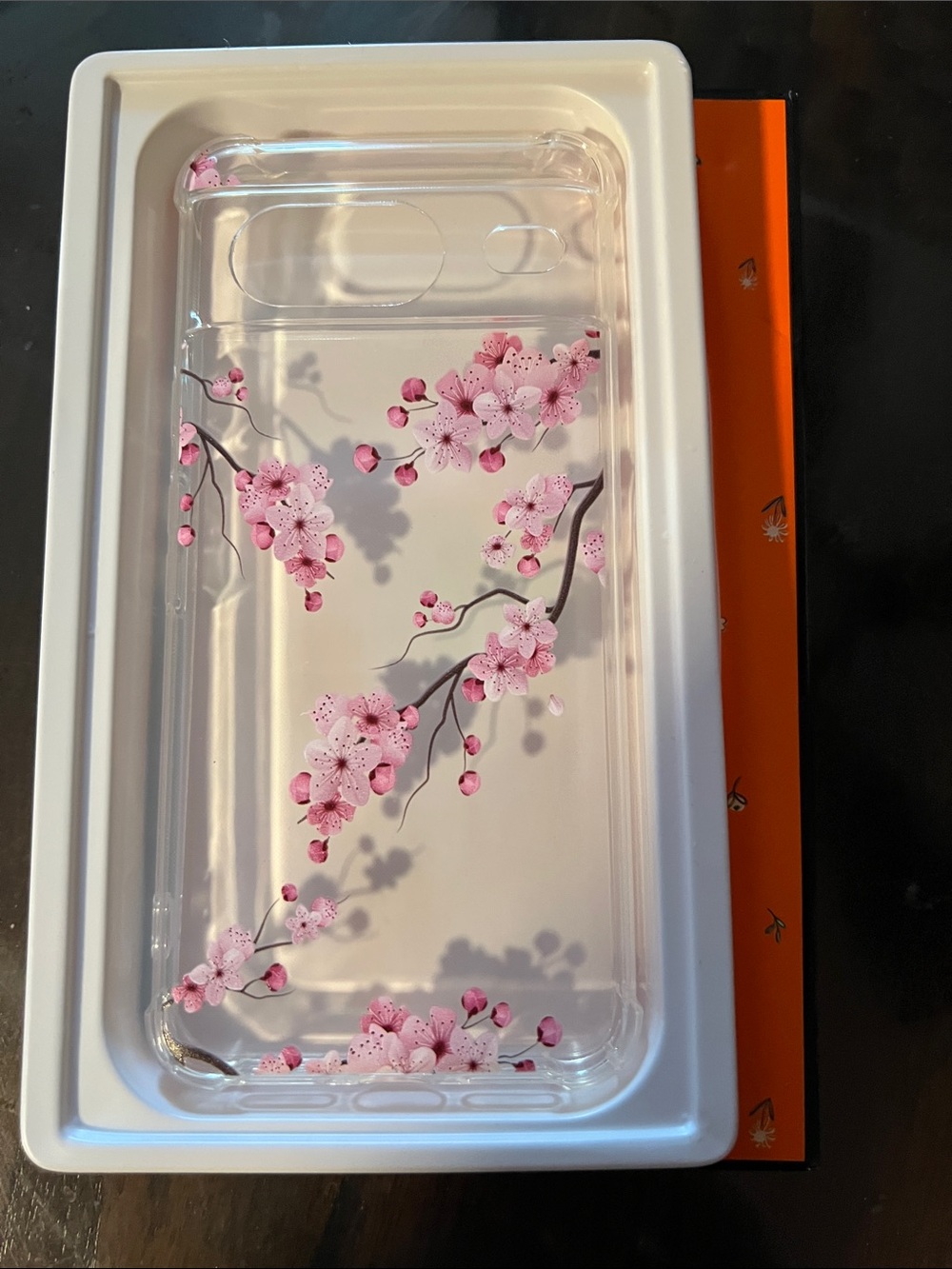 Clear Pink Cherry Blossom Phone Case - Google Pixel 8